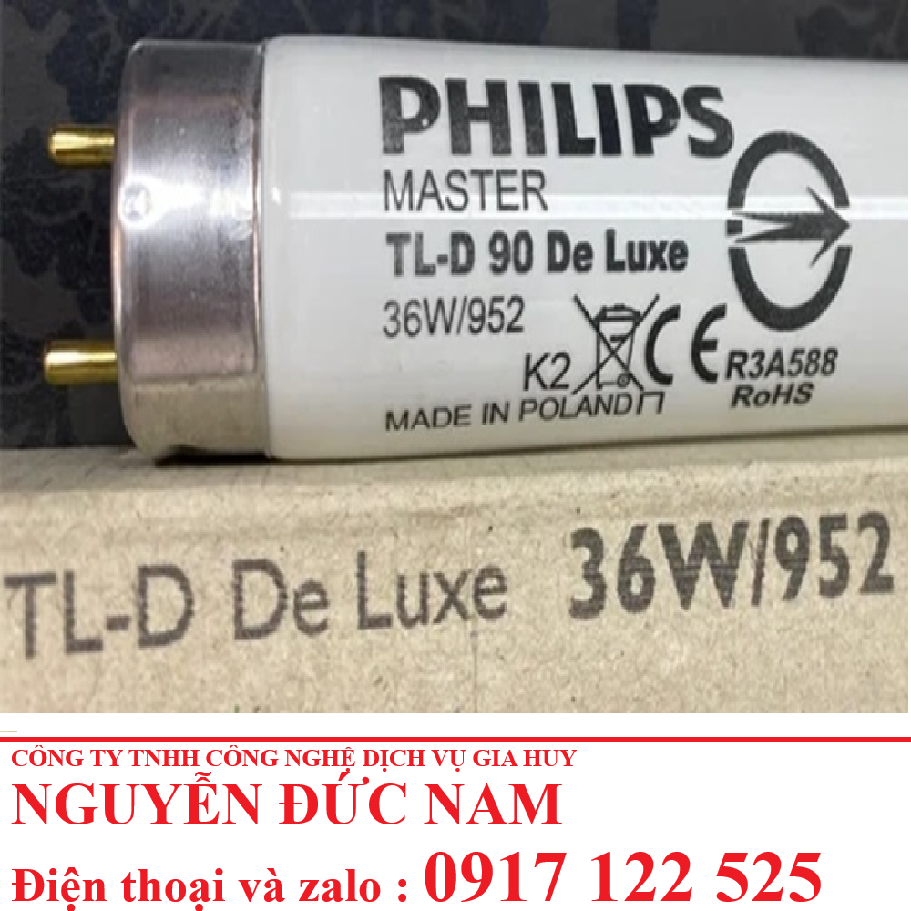 Bóng đèn D50 TL-D 90 Deluxe 36W/952 | Kiểm màu chuẩn