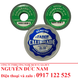 Đá mài Taber H-18 (2 viên) USA – Taber Calibrade