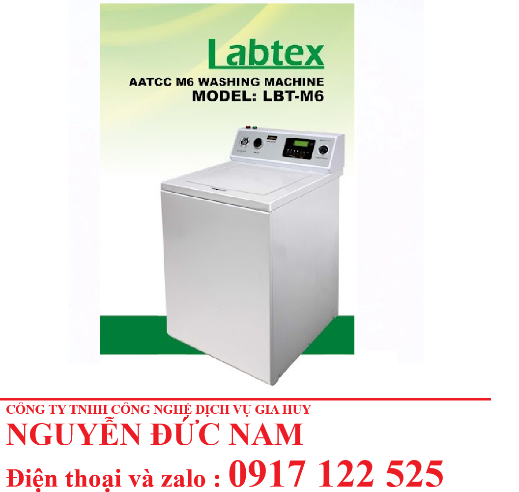 Máy giặt LBT-M6 chuẩn AATCC và ISO cho phòng thí nghiệm may mặc – Giải pháp kiểm tra độ bền vải toàn diện